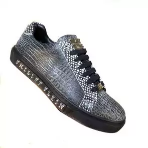 chaussures philipp plein soldes pp leather chaussures